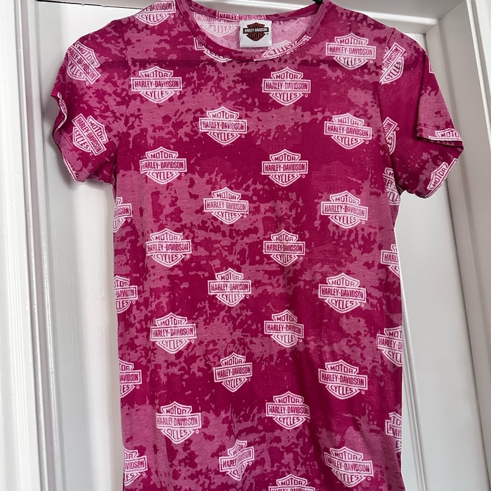 Harley-Davidson Pink Logo Tee